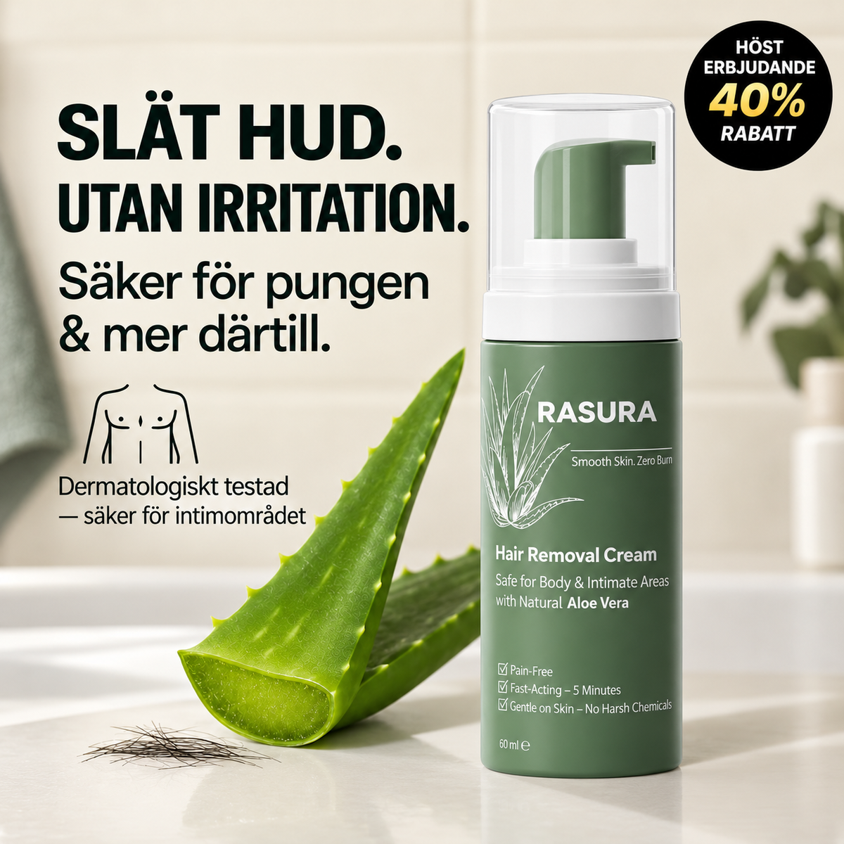 Rasura – Hårborttagningskräm